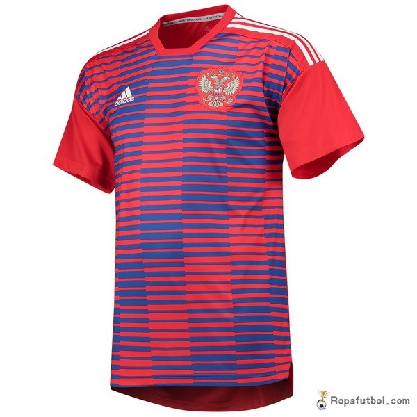 Camiseta Rusia Entrenamiento 2018 Rojo Azul